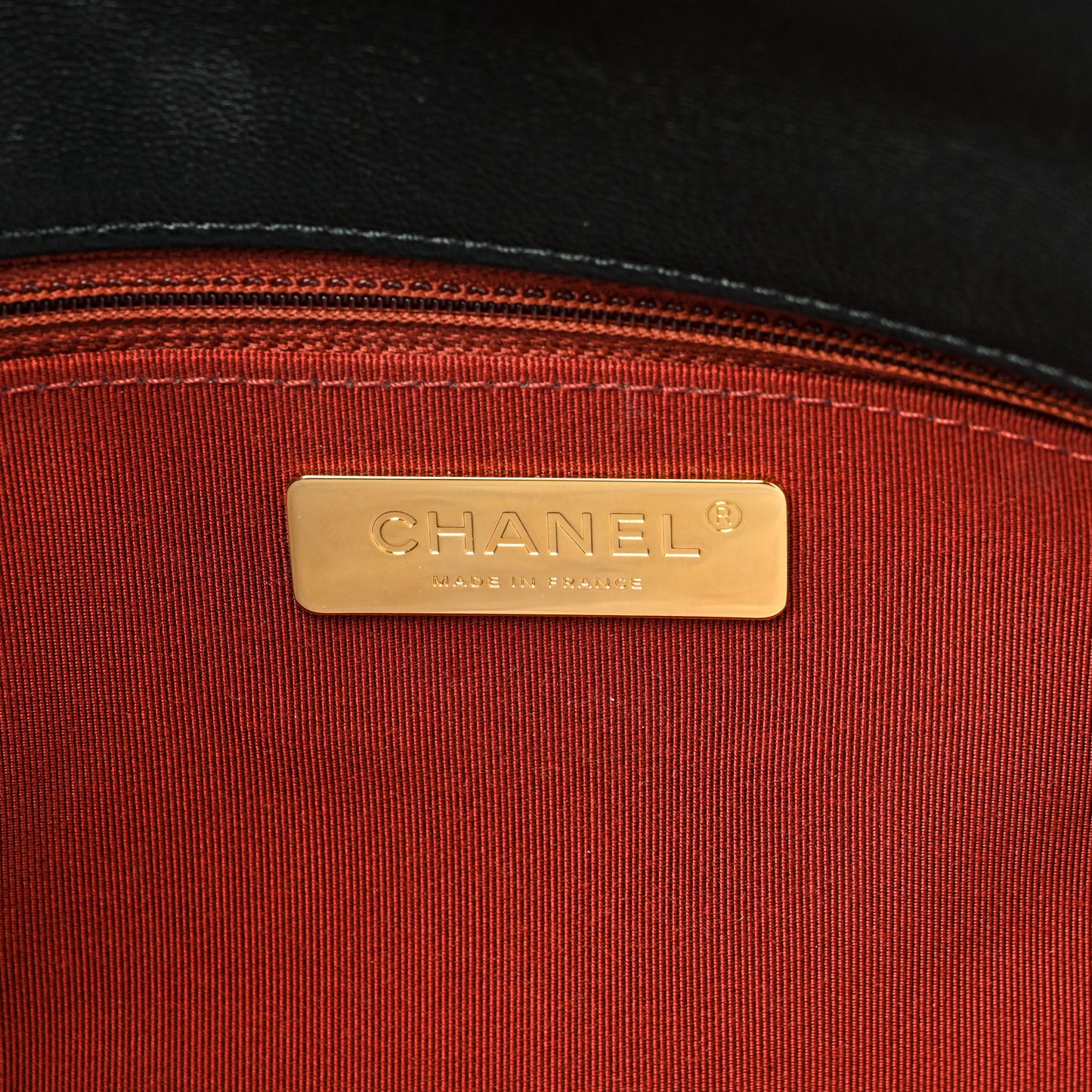 Lambskin Quilted Large Chanel 19 Flap Black