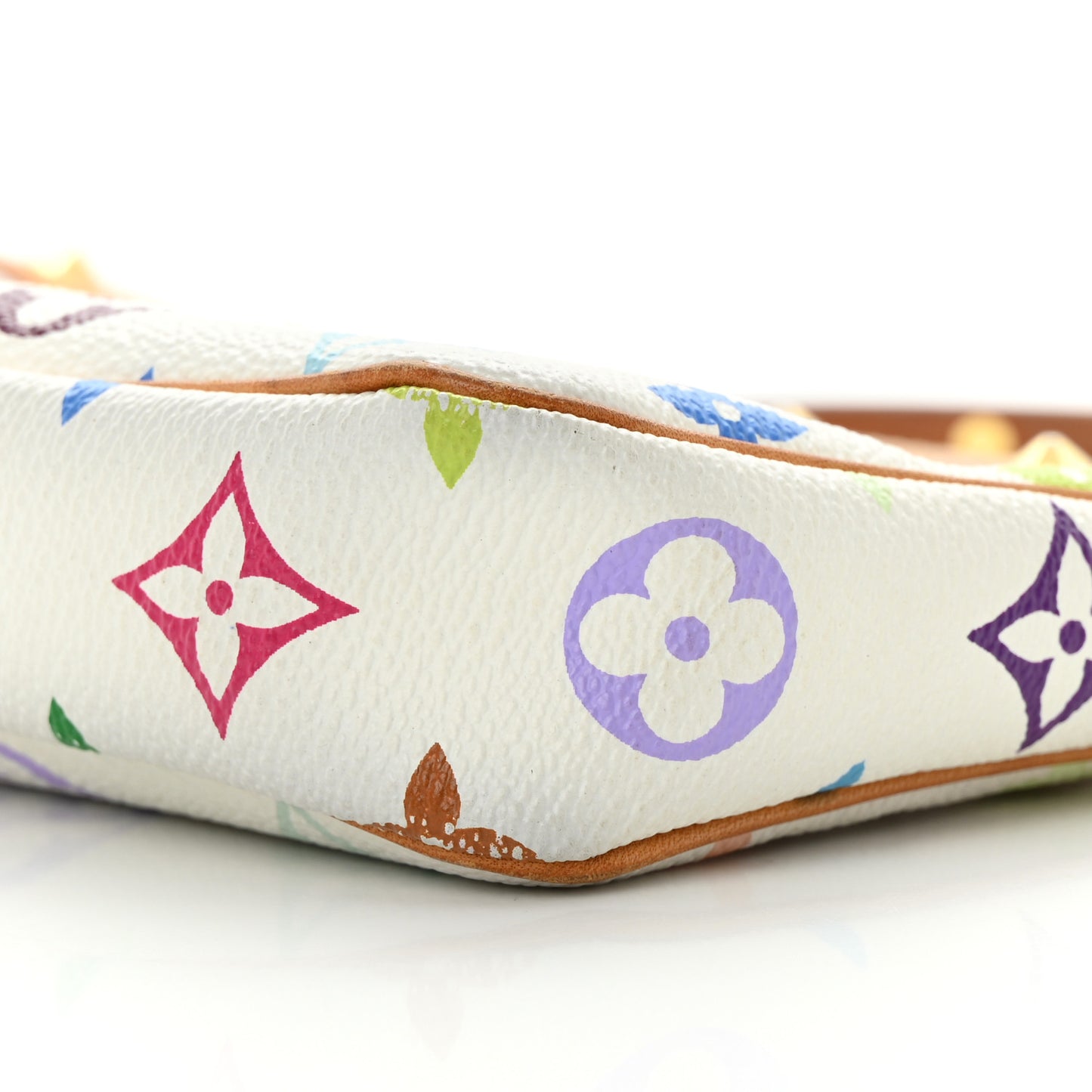 Monogram Multicolor Pochette Accessories White