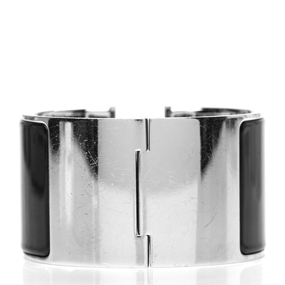 Hermes Enamel Extra Wide Clic Clac H Bracelet PM Black 3 of 5