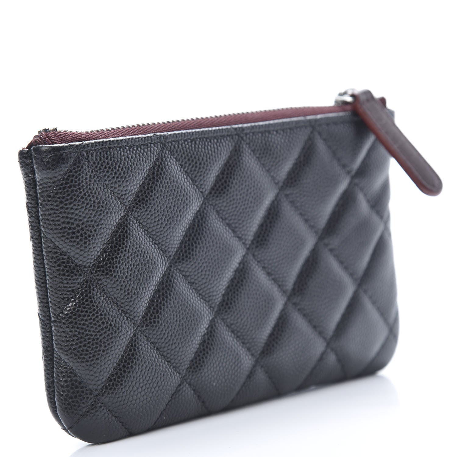 Chanel Caviar Quilted Small Cosmetic Case Black 3 of 8