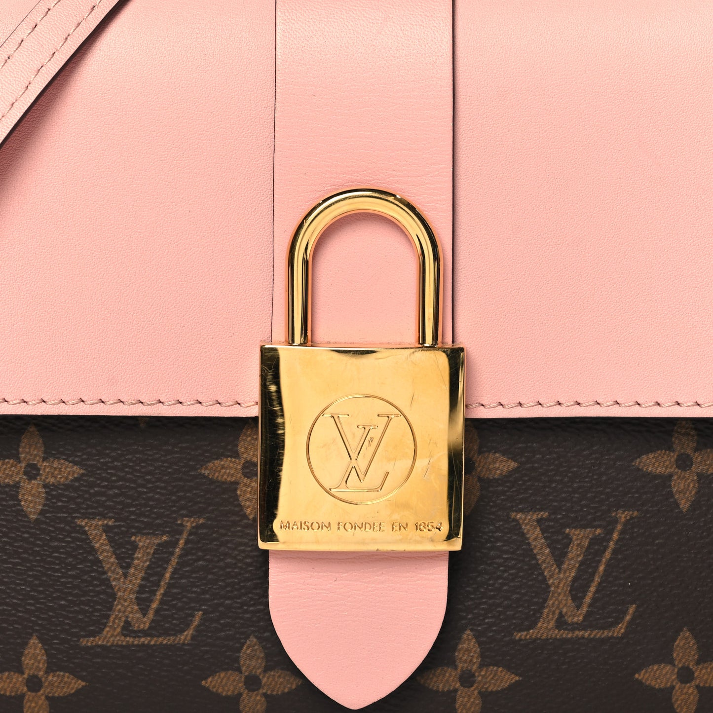 Monogram Locky BB Rose Poudre