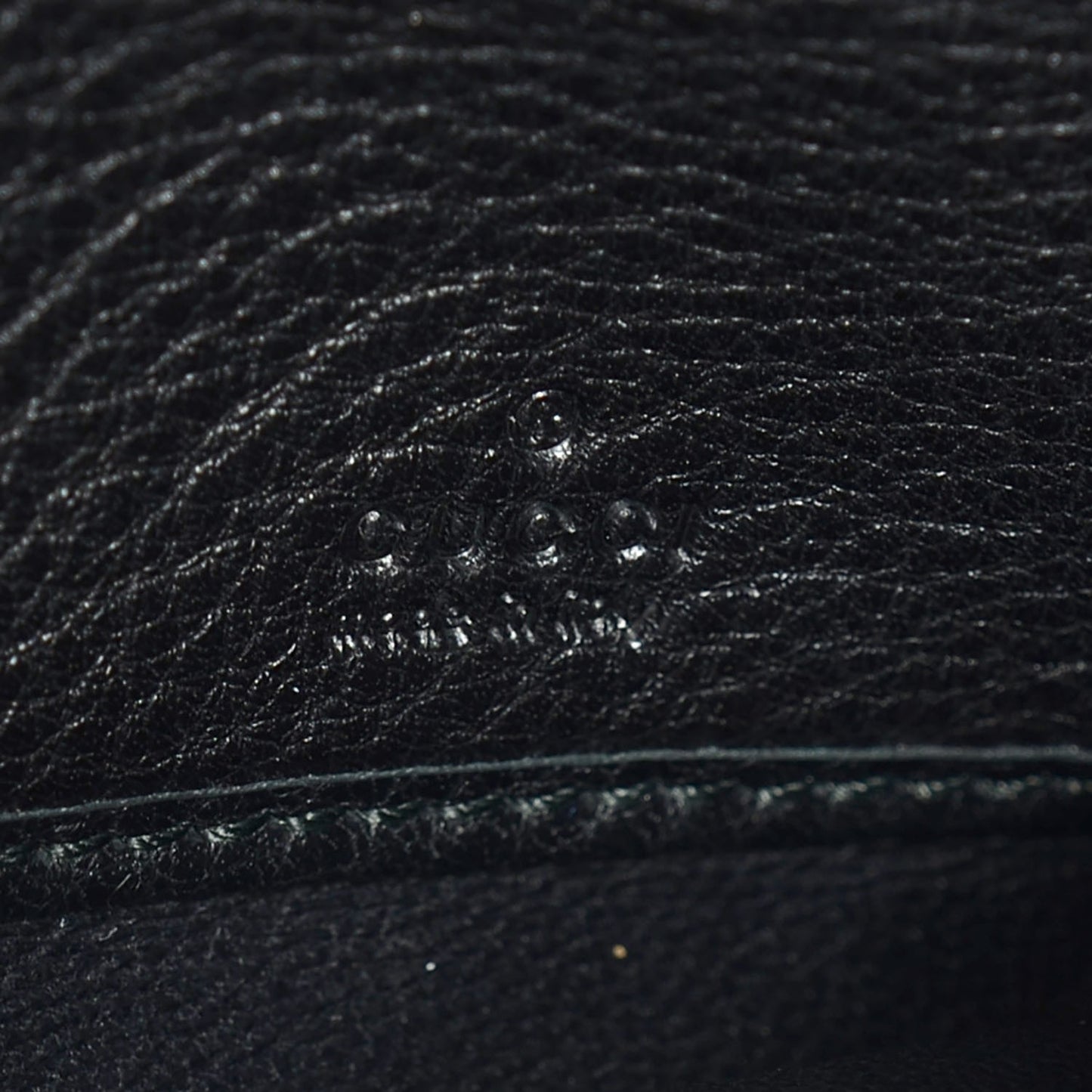 Pebbled Calfskin Large Soho Continental Wallet Black