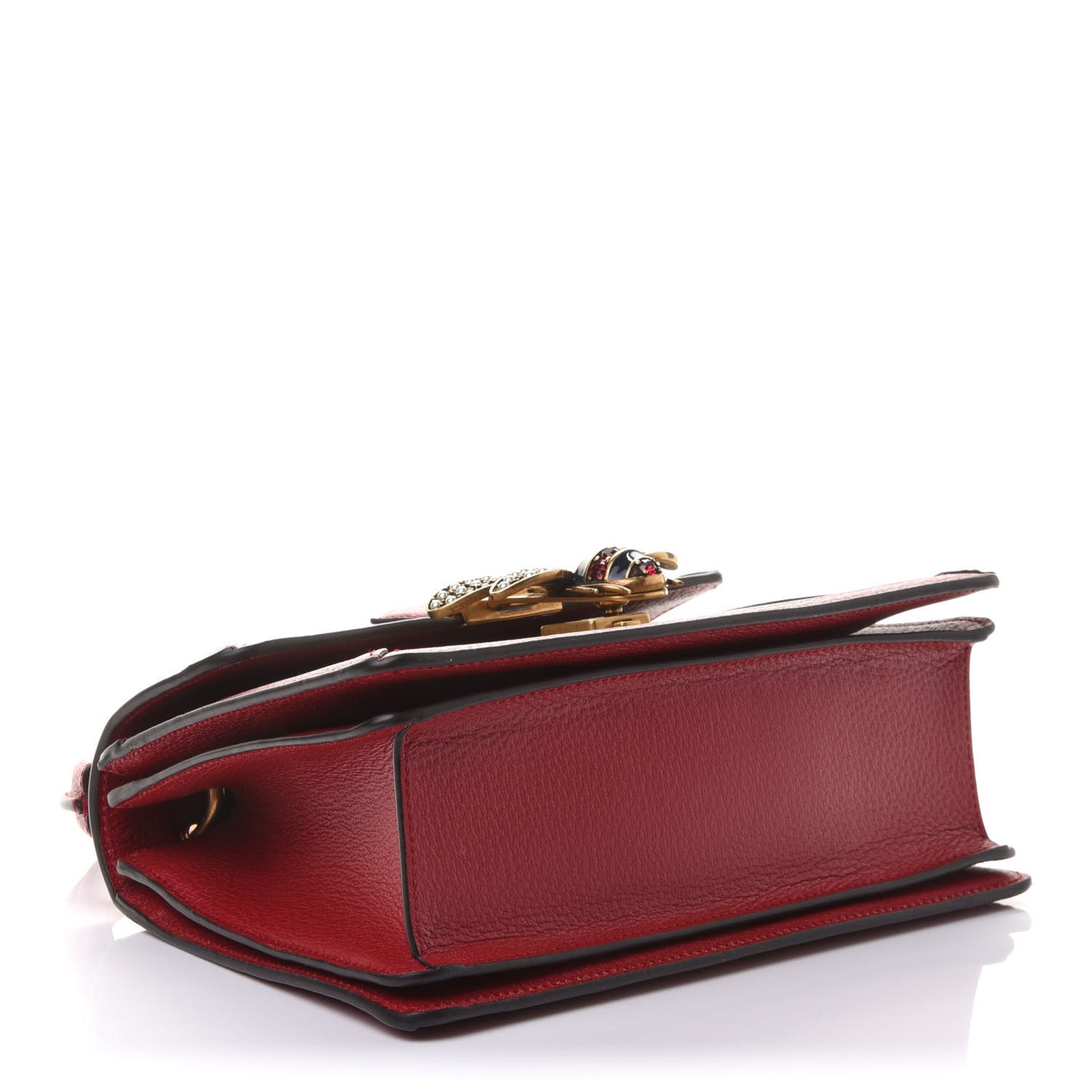 GG Supreme Monogram Small Queen Margaret Top Handle Bag Red