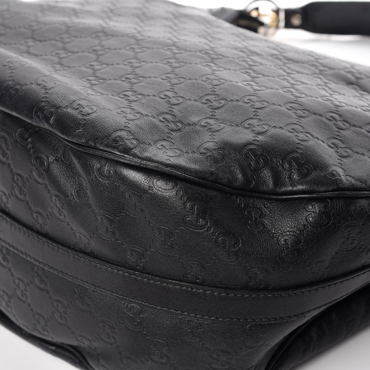 Gucci Guccissima Large GG Twins Hobo Black 11 of 16