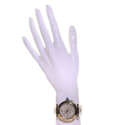 Cartier Stainless Steel 18K Yellow Gold 38mm Pasha C Automatic Watch 2 of 9