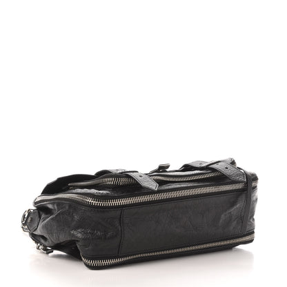 Proenza Schouler Lambskin Medium PS1 Plus Zip Satchel Black 4 of 12