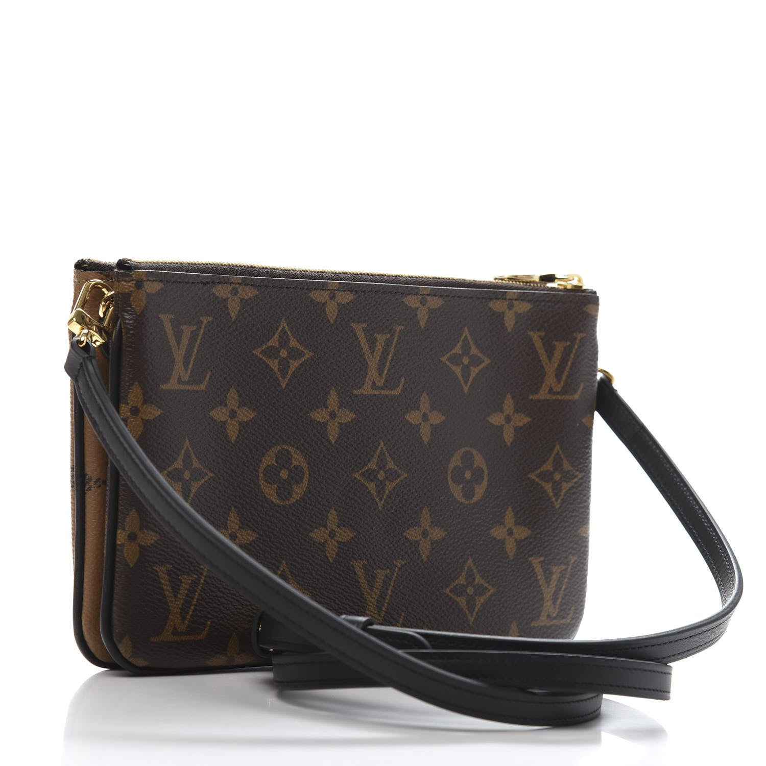 Louis Vuitton Reverse Monogram Giant Double Zip Pochette 3 of 11