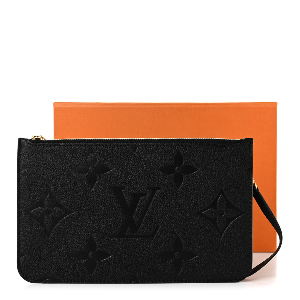 Louis Vuitton Empreinte Monogram Giant Neverfull MM Pochette Black 7 of 7