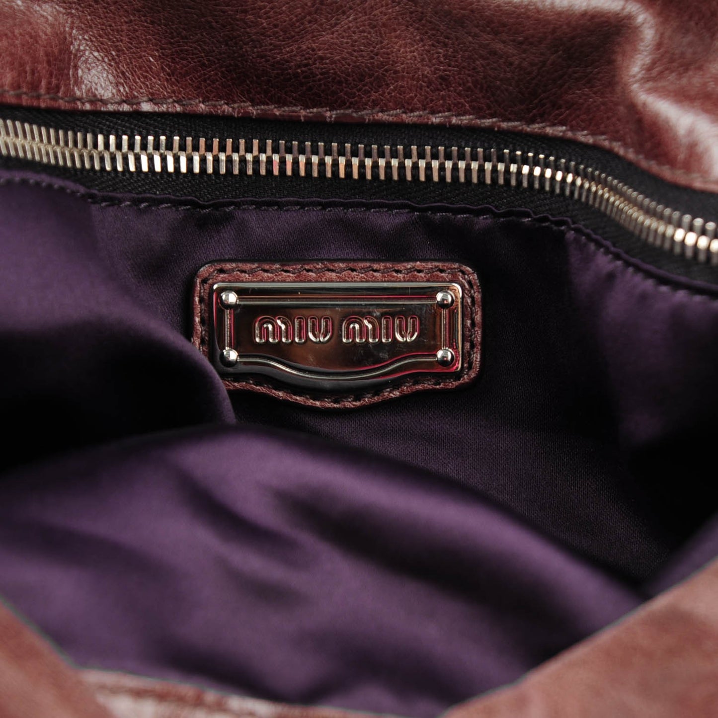 Vitello Lux Medium Bow Bag Fumo