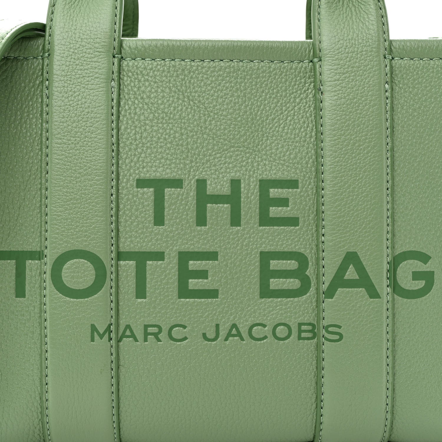 Marc Jacobs Grained Calfskin Small The Tote Bag Aspen Green 8 of 12