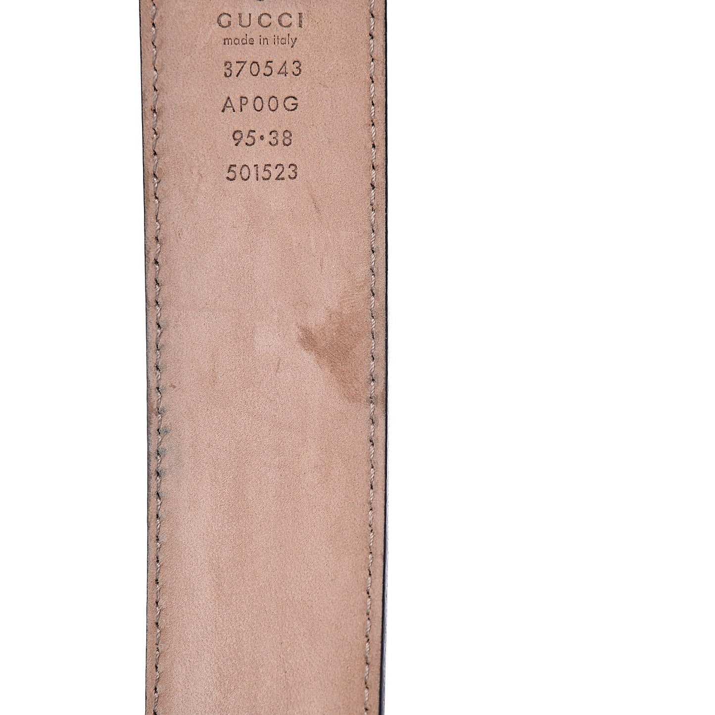 Calfskin Interlocking G 37mm Belt 95 38 Black