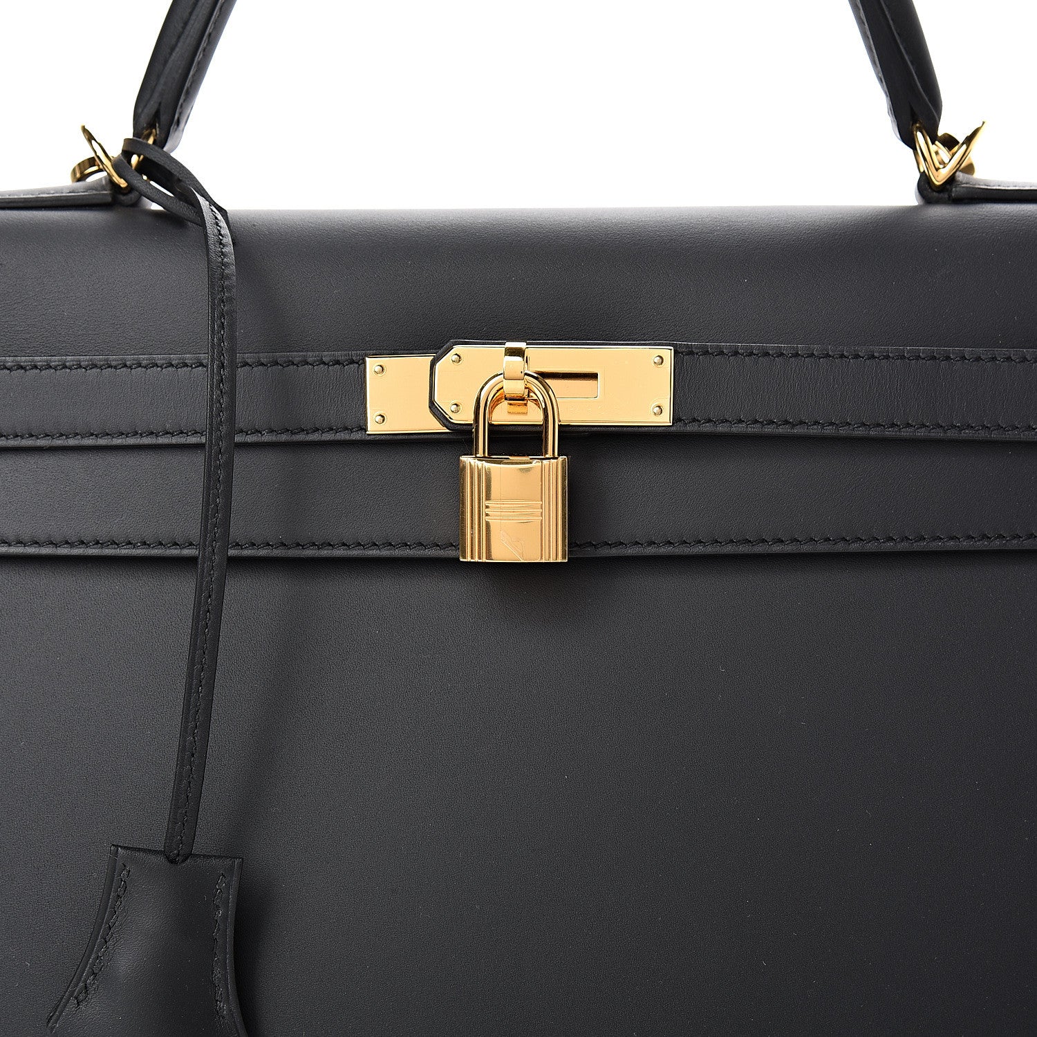 Hermes Sombrero Kelly Sellier 32 Black 7 of 13