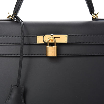 Hermes Sombrero Kelly Sellier 32 Black 7 of 13