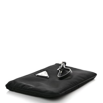 Prada Tessuto Nylon Saffiano Wristlet Black 4 of 6