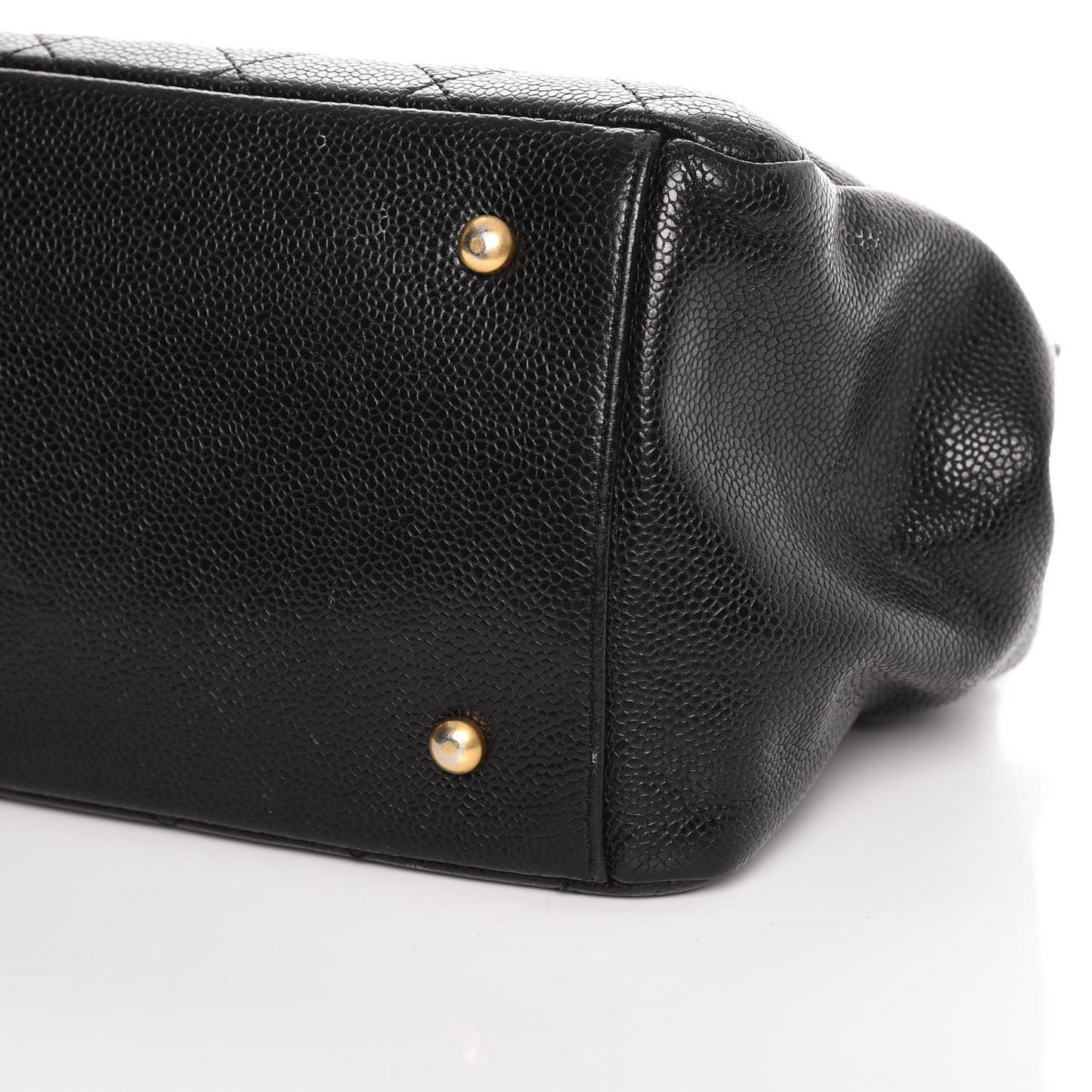 Caviar Quilted Petit Timeless Tote PTT Black