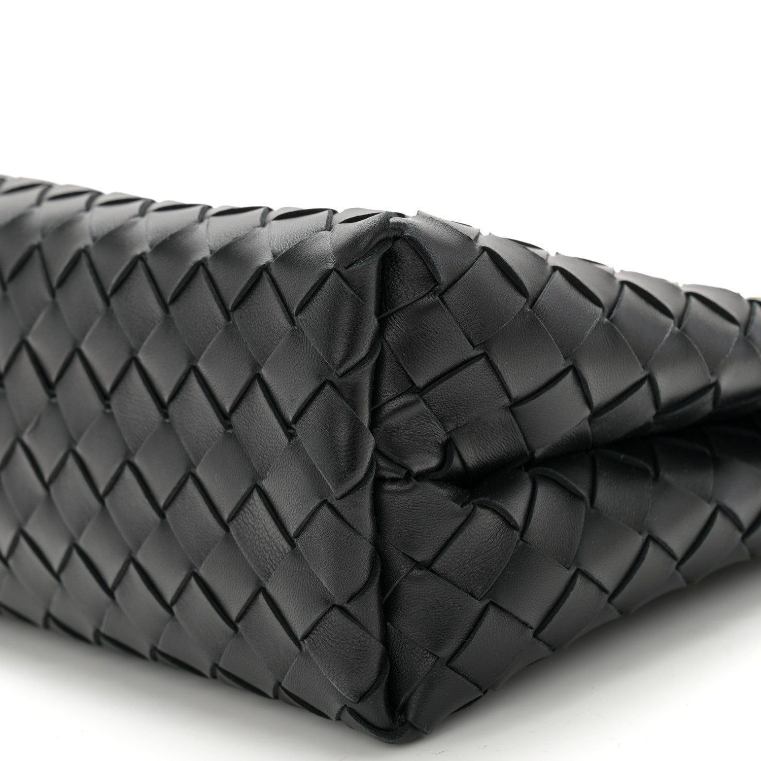 Bottega Veneta Nappa Intrecciato Small Andiamo With Chain Shoulder Bag Black 9 of 9