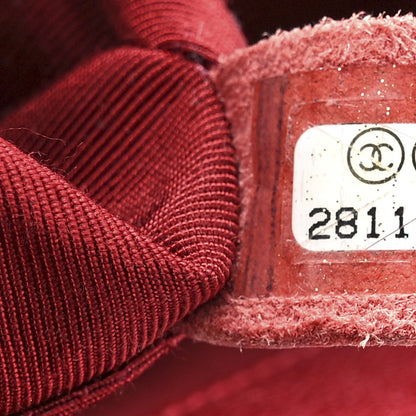 Chanel Caviar Quilted Medium Boy Flap Dark Red 6 of 10