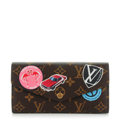 Louis Vuitton Monogram World Tour Sarah Wallet 1 of 6