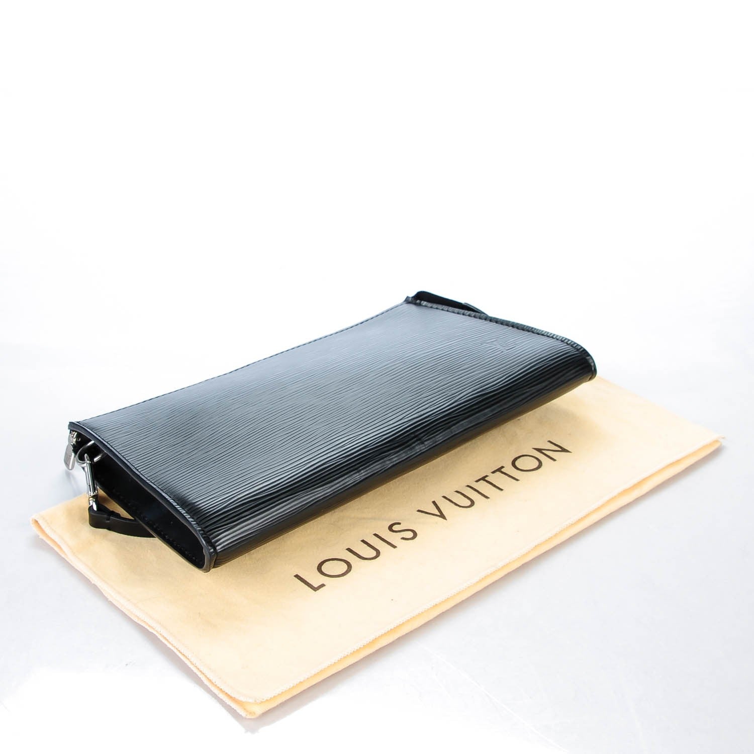 Louis Vuitton Epi Pochette Accessories 24 Black 4 of 7