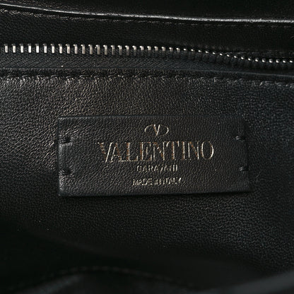 Valentino Garavani Nappa Monochrome Large Roman Stud Shoulder Bag  Black 5 of 8