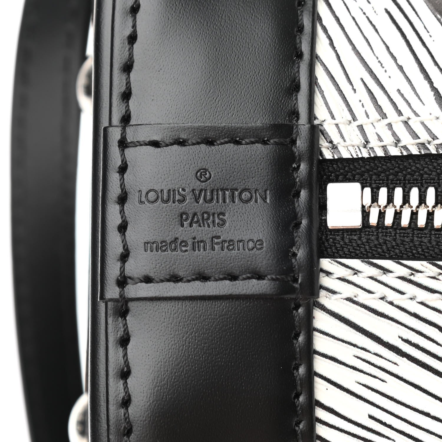 Louis Vuitton Epi Azteque Alma BB White 6 of 10