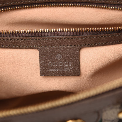 Gucci GG Supreme Monogram Web Medium Ophidia Tote Bag Brown 8 of 10