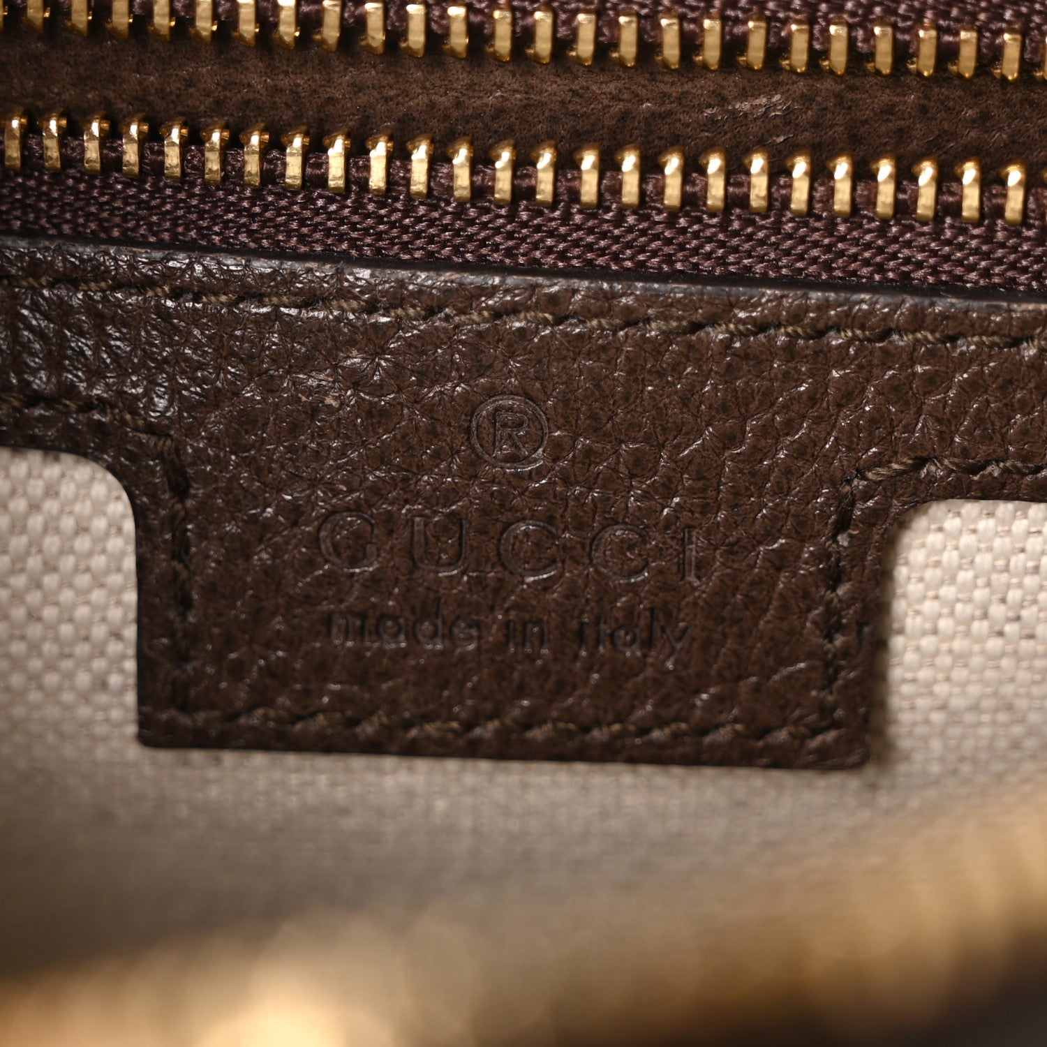 Gucci GG Supreme Monogram Textured Dollar Calfskin Web Studded Mini Ophidia Flap Shoulder Bag Beige Ebony New Acero 6 of 10