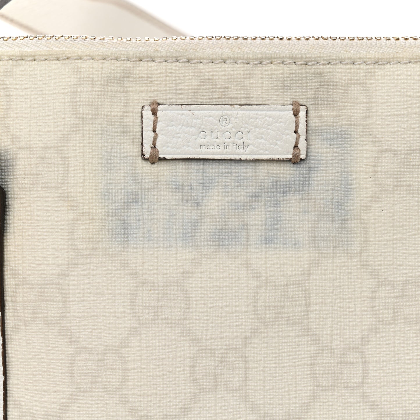 GG Plus Web Messenger Bag White