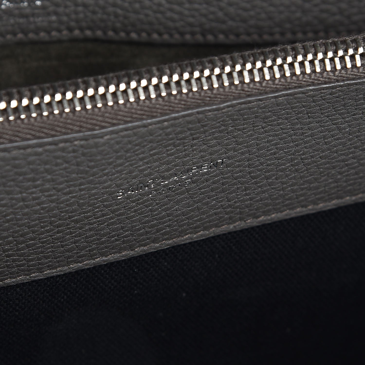 Saint Laurent Grained Calfskin Medium Supple Sac De Jour Kaki Militaire 10 of 11