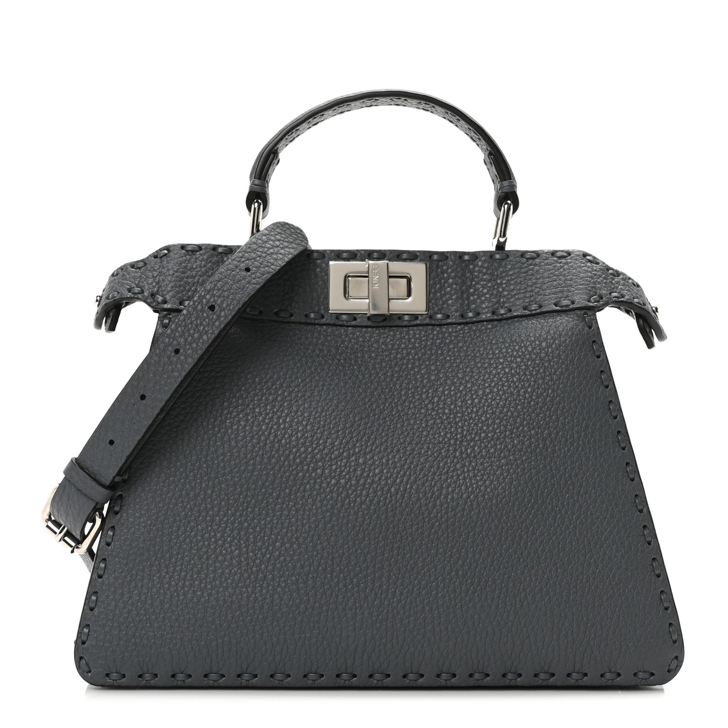 Cuoio Romano Selleria Chamois Small Peekaboo I SEE U Satchel Real Tempesta