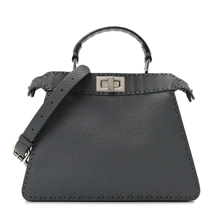 Fendi Cuoio Romano Selleria Chamois Small Peekaboo I SEE U Satchel Real Tempesta 1 of 9