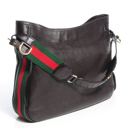 Gucci Calfskin Medium Heritage Shoulder Bag Brown 3 of 7