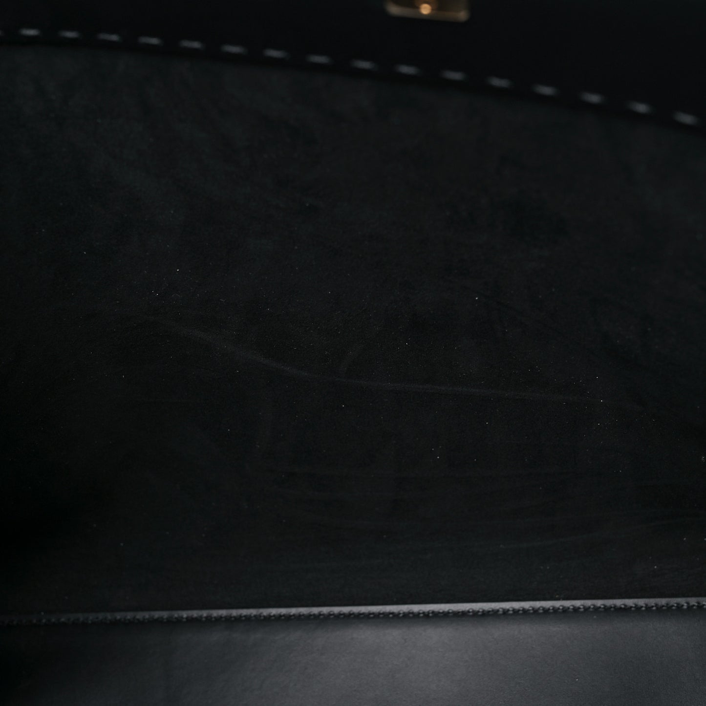 Vitello King Plexiglass Medium Fendi Sunshine Shopper Tote Black