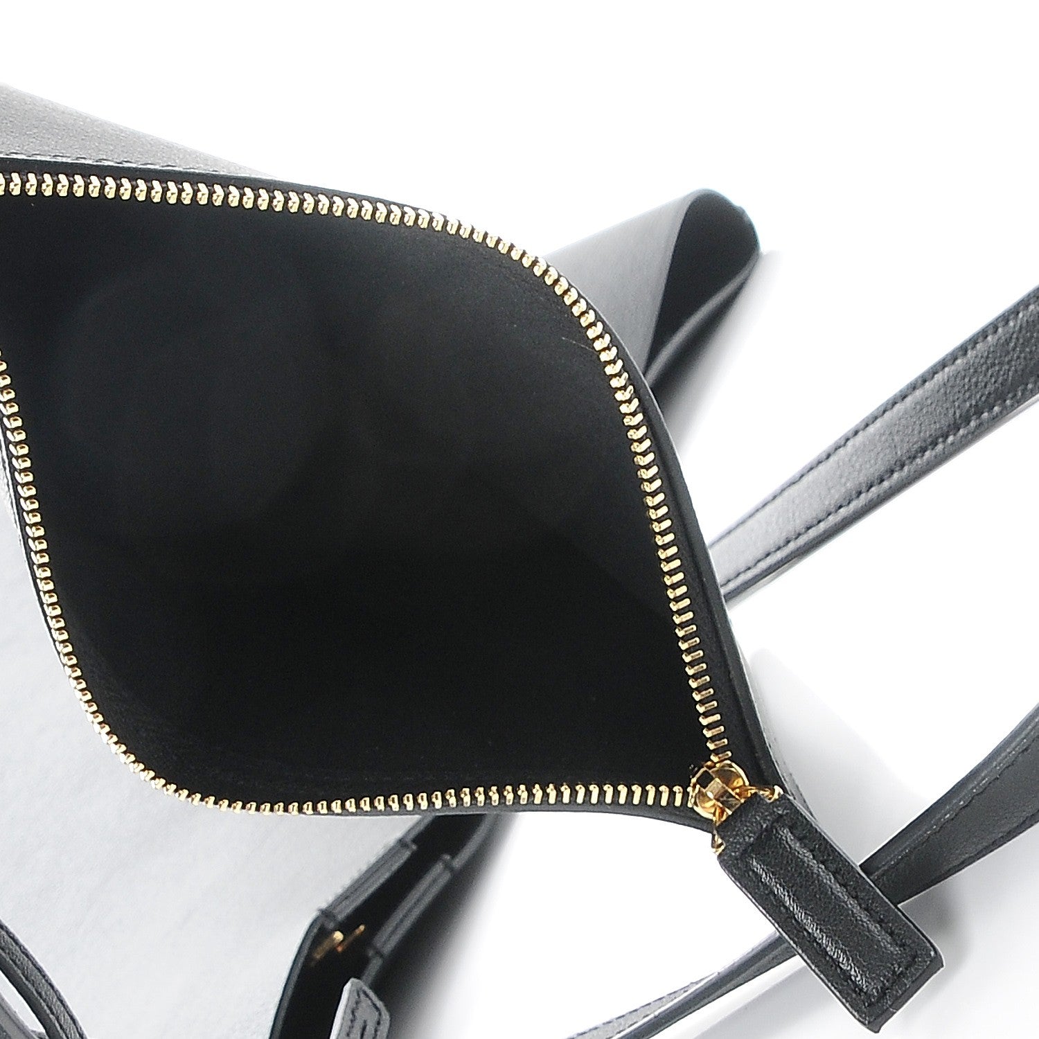 Saint Laurent Calfskin Large Shopping Tote Black 7 of 11