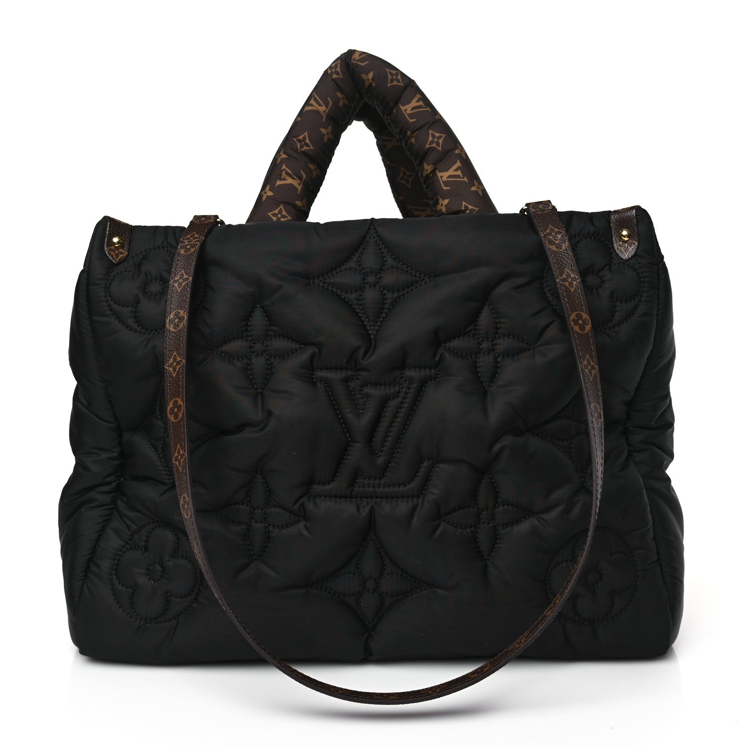 Louis Vuitton Econyl Monogram Pillow Giant Onthego MM Black 1 of 8