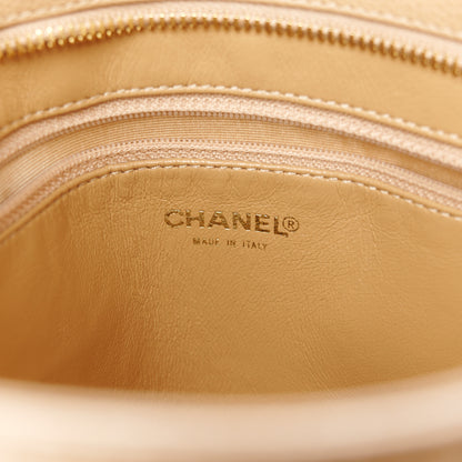 Chanel Caviar Quilted Medallion Tote Beige 6 of 10