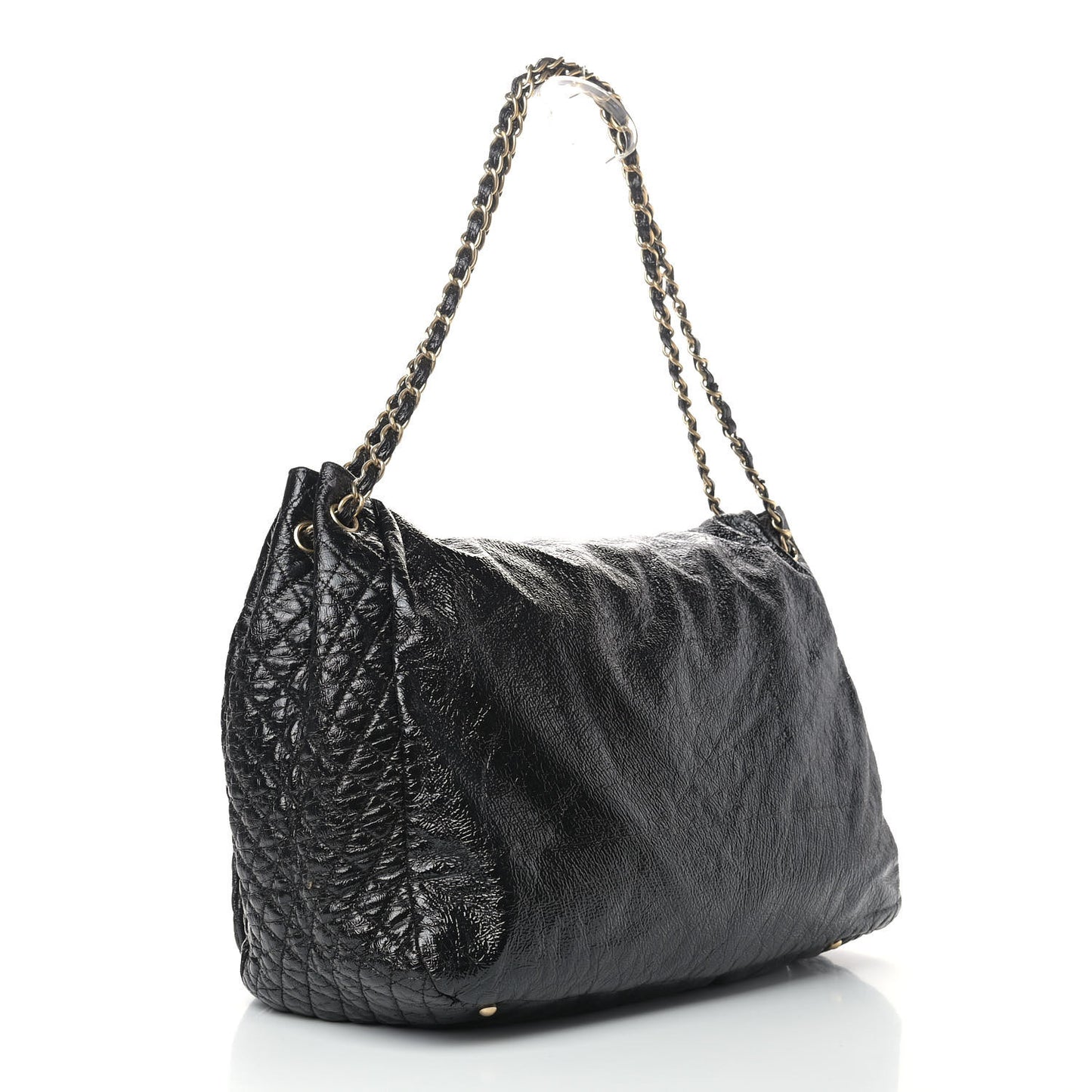 Vinyl XXL Rock and Chain Flap Black