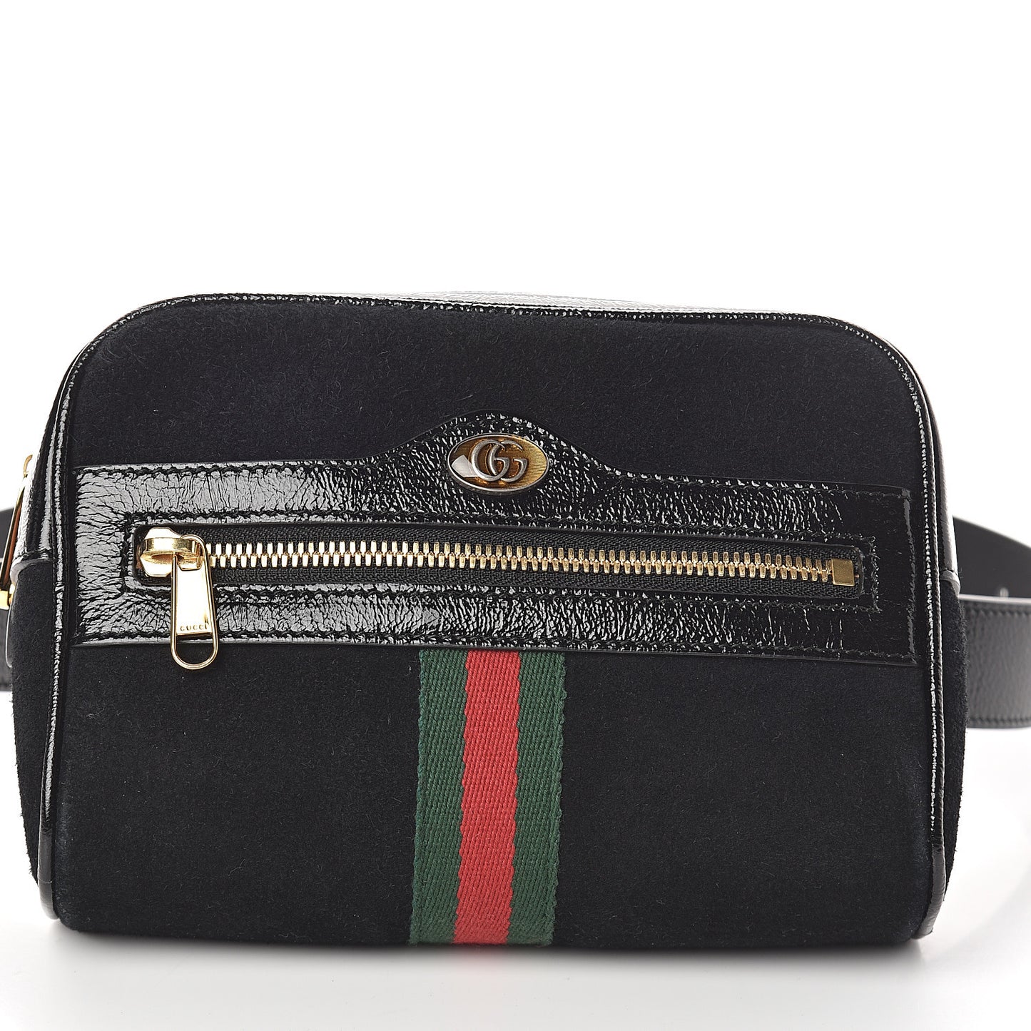 Suede Small Ophidia Belt Bag 85 34 Black