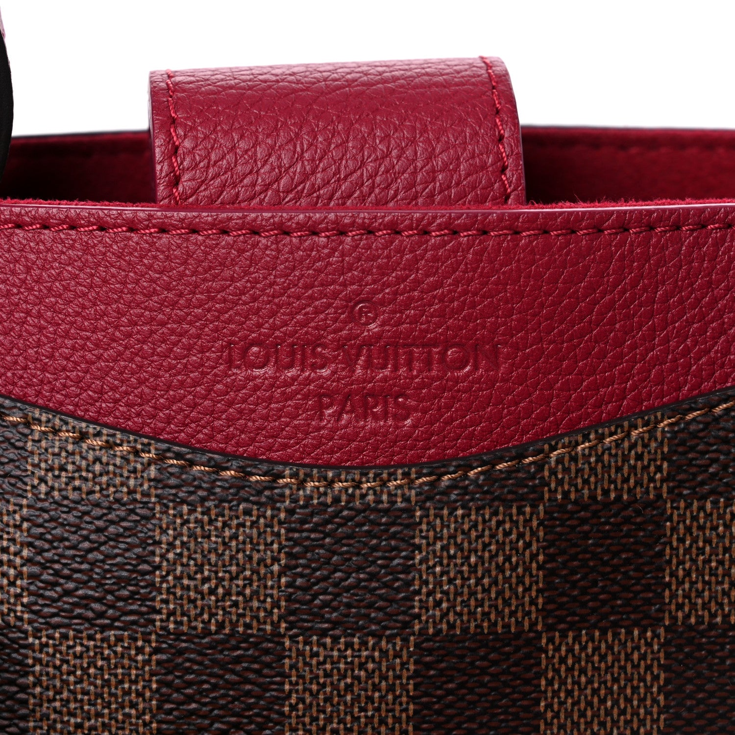 Louis Vuitton Damier Ebene LV Riverside Lie De Vin 13 of 13
