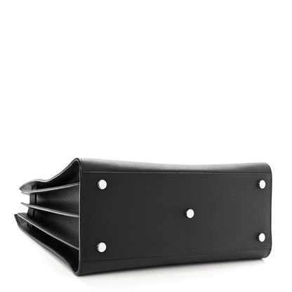 Saint Laurent Grained Calfskin Small Sac De Jour Black 4 of 10
