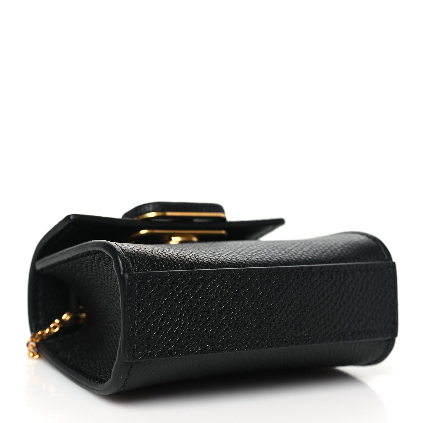 Grainy Calfskin Mini VLogo Belt Bag  85 34 Black