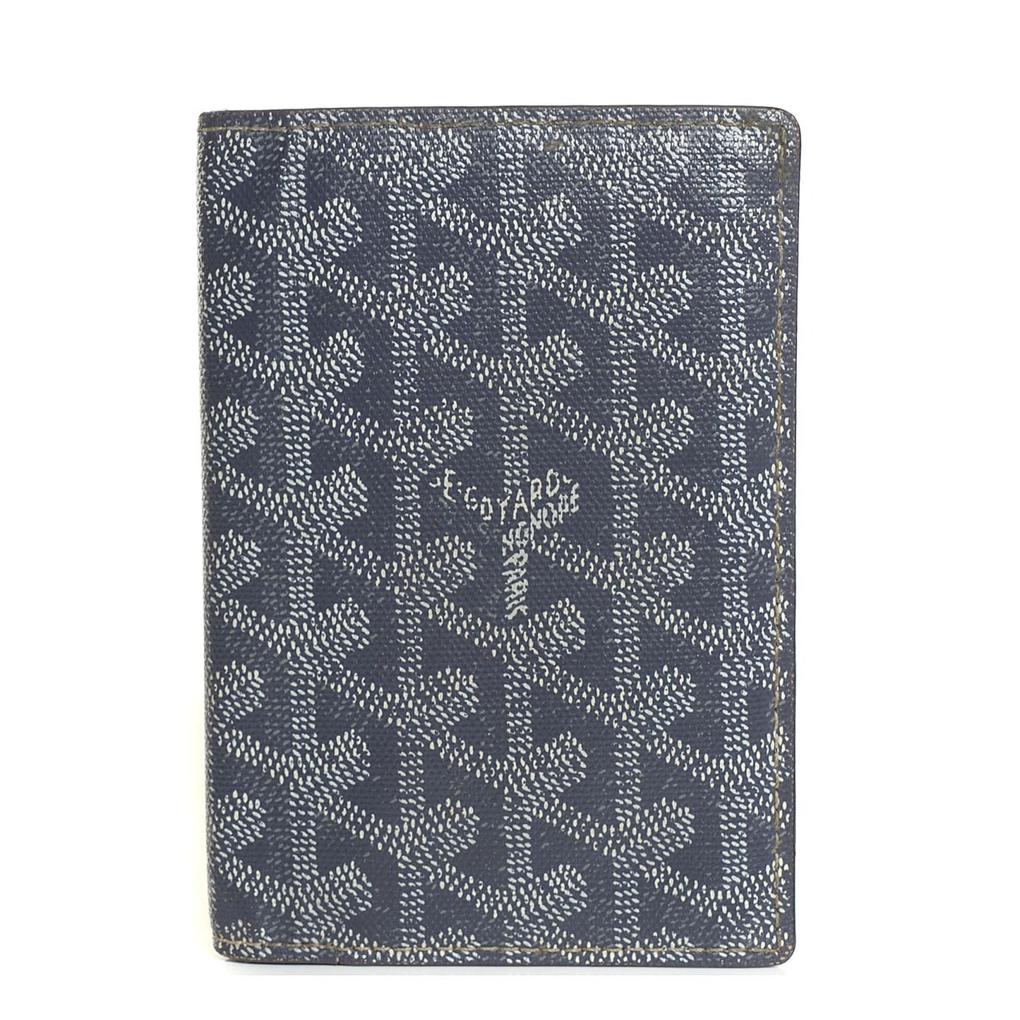 Goyardine Passport Wallet Grey