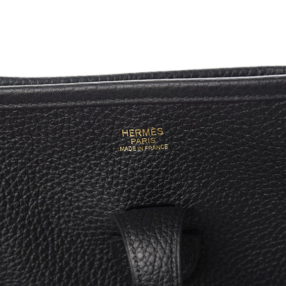 Hermes Taurillon Clemence Evelyne III PM Black 5 of 10