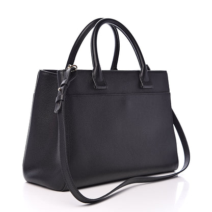 Chanel Grained Calfskin Small Neo Executive Shopper Tote Black 3 of 11