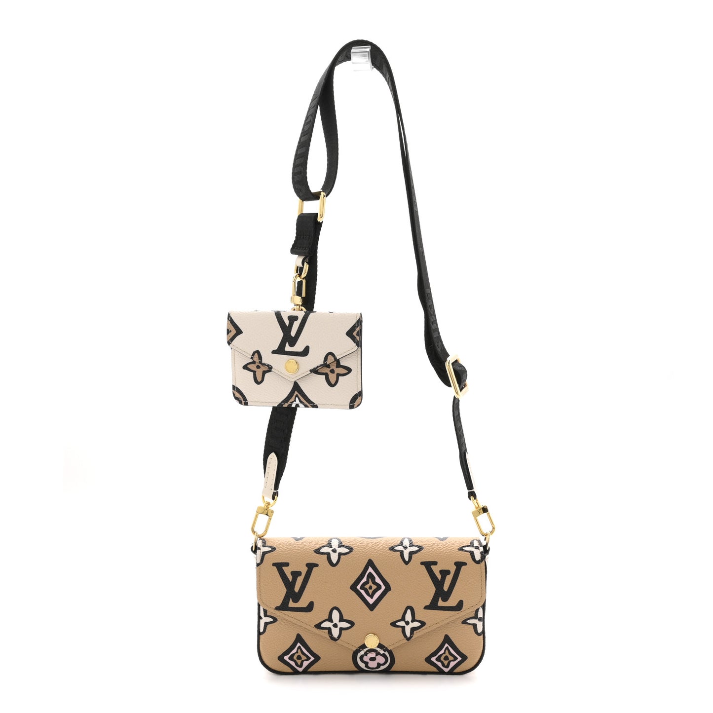 Monogram Wild At Heart Felicie Strap & Go Arizona Creme