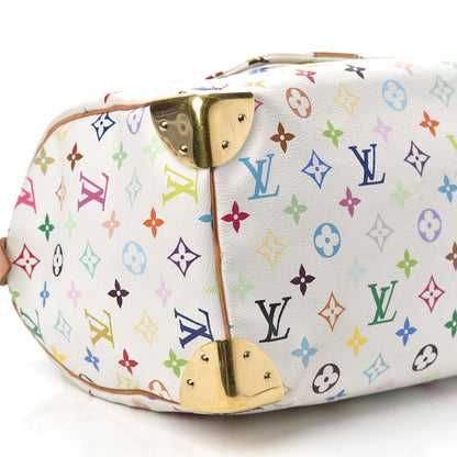 Louis Vuitton Monogram Multicolor Speedy 30 White 7 of 8