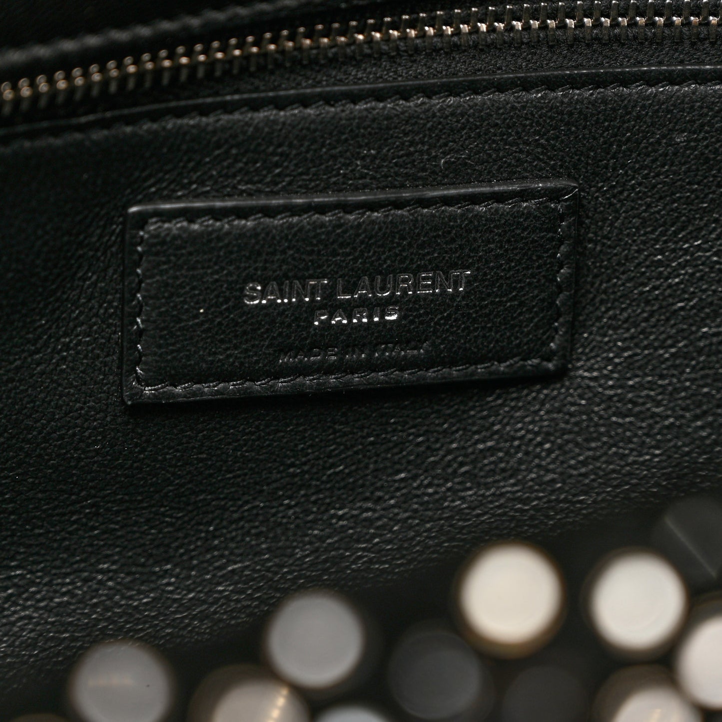 Velvet Lambskin Quilted Rhinestone Sade Puffer Envelope Clutch Black