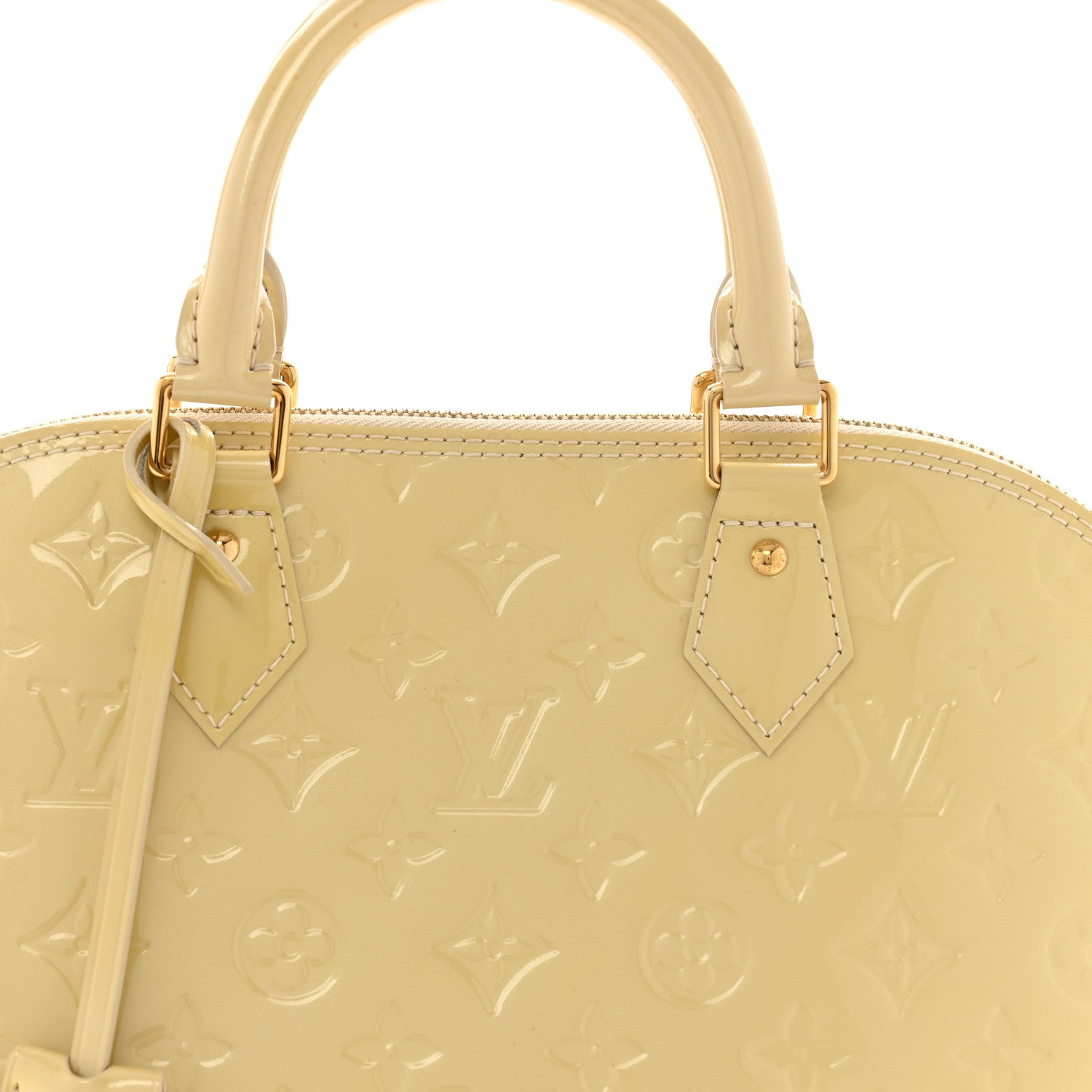 Louis Vuitton Vernis Alma PM Blanc Corail 8 of 12