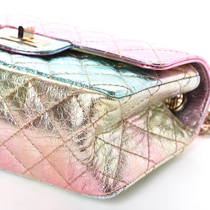 Chanel Metallic Goatskin Quilted Mini 2.55 Reissue Flap Multicolor 9 of 9