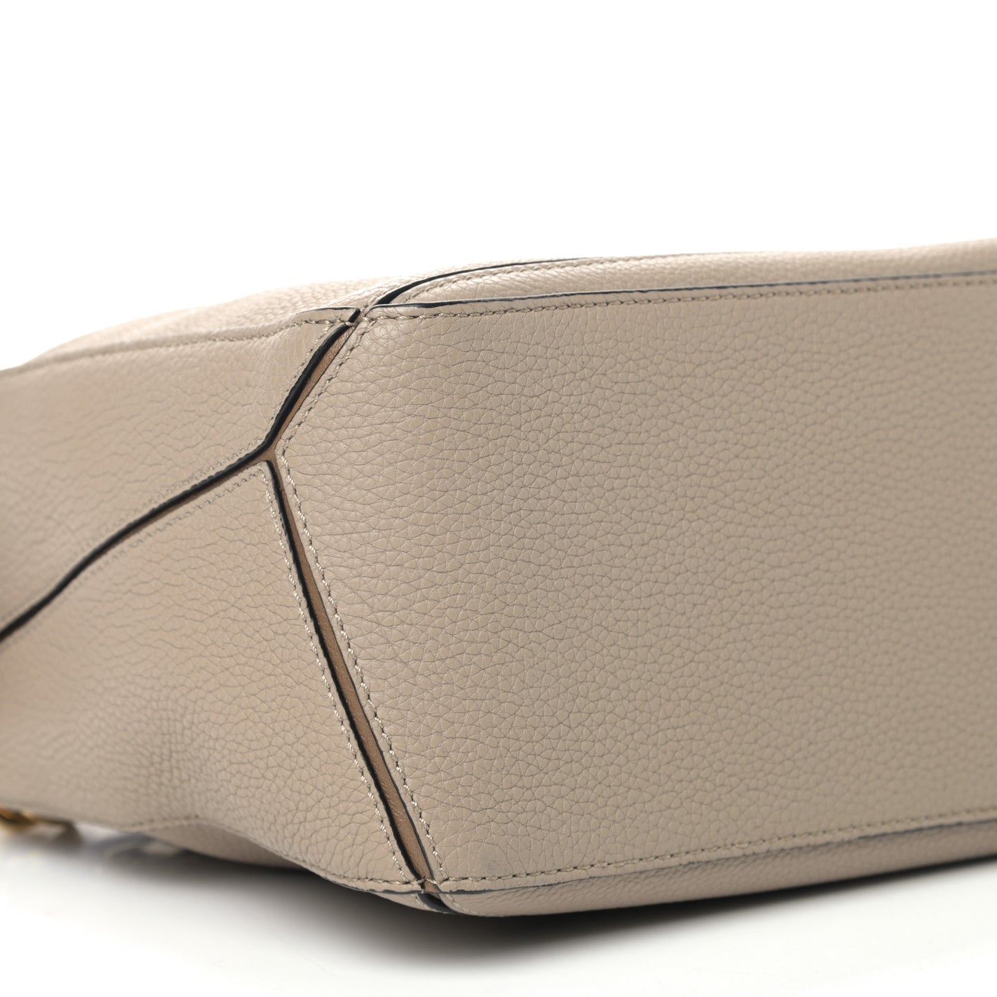Grained Calfskin Small Puzzle Bag Sand Mink